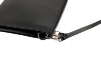 0293. Louis Vuitton Pochette, Black Epi Leather, Silver Hardware12