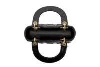 0303. Dior Lady Dior Mini Black Leather, Gold Hardware10