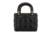 0303. Dior Lady Dior Mini Black Leather, Gold Hardware4