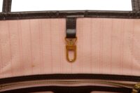 0310. Louis Vuitton Neverfull MM Damier Ebene:Rose, Gold Hardware11