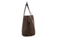 0310. Louis Vuitton Neverfull MM Damier Ebene:Rose, Gold Hardware4