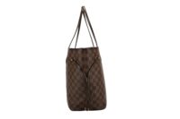 0310. Louis Vuitton Neverfull MM Damier Ebene:Rose, Gold Hardware5