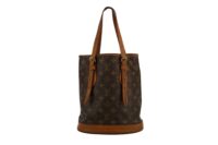 0330. Louis Vuitton Monogram Bucket Bag, Gold Hardware1