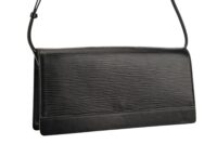 0331. Louis Vuitton Honfleur, Black Epi Leather, Gold Hardware5