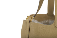 0336. Hermes Picotin 22, Beige Marfa, Gold Hardware