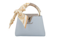 0348. Louis Vuitton Mini Capucines, Karung Handle, Gold Hardware