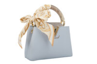0348. Louis Vuitton Mini Capucines, Karung Handle, Gold Hardware