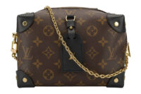 0352. Louis Vuitton Petite Malle Souple, Gold Hardware