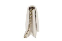 0358. Chanel White Quilted, Caviar Leather, WOC, Light Gold Hardware