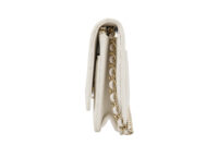 0358. Chanel White Quilted, Caviar Leather, WOC, Light Gold Hardware