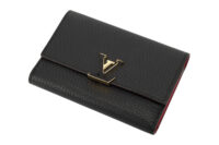 0360. Louis Vuitton Capucines BB, Black Leather, Gold Hardware15