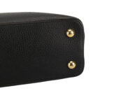 0360. Louis Vuitton Capucines BB, Black Leather, Gold Hardware9