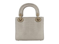 0362. Dior, Lady Dior Grey Alligator, Crystal Hardware