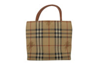 0363. Burberry Beige mini tote, Gold Hardware1