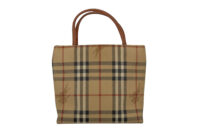 0363. Burberry Beige mini tote, Gold Hardware4