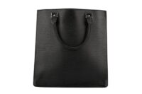 0371. Louis Vuitton Epi Sac Plat Bag, Silver Hardware1