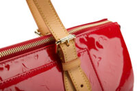 0375. Louis Vuitton Rosewood Patent Leather, Gold Hardware9