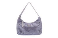 0379. Prada Re-edition 2000 Satin Mini Bag with Crystals1