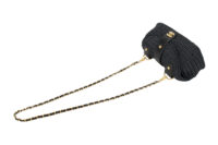 0382. Chanel Vintage Raffia Bag, Gold Hardware7