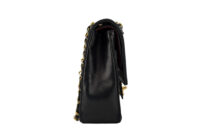 0384. Chanel Vintage Black Classic Double Flap, Gold Hardware3