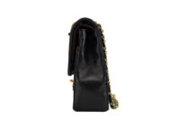 0384. Chanel Vintage Black Classic Double Flap, Gold Hardware5