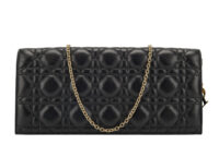 0388. Dior, Lady Dior Clutch Black Cannage, Gold Hardware1