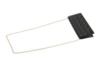 0388. Dior, Lady Dior Clutch Black Cannage, Gold Hardware6