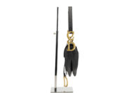 0391. Dior Saddle Bag, Black Calfskin, Gold Hardware TEMP4