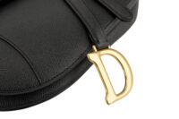 0391. Dior Saddle Bag, Black Calfskin, Gold Hardware TEMP6