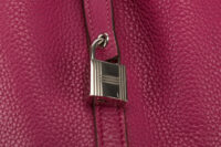 0405. Hermes Picotin 18, Purple Clemence Leather, Palladium Hardware6