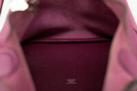 0405. Hermes Picotin 18, Purple Clemence Leather, Palladium Hardware9