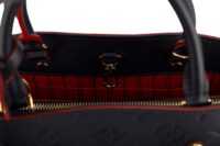0408. Louis Vuitton Montaigne BB Black Empriente BB Black Leather, Gold Hardware13