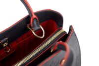 0408. Louis Vuitton Montaigne BB Black Empriente BB Black Leather, Gold Hardware16