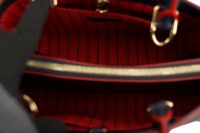 0408. Louis Vuitton Montaigne BB Black Empriente BB Black Leather, Gold Hardware17