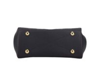 0408. Louis Vuitton Montaigne BB Black Empriente BB Black Leather, Gold Hardware6