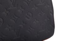 0408. Louis Vuitton Montaigne BB Black Empriente BB Black Leather, Gold Hardware7