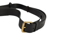0422. Gucci Marmont Black Velvet Belt Bag, Gold Hardware9