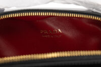 0432. Prada Odette, Black Patent Leather, Gold Hardware11