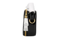 0432. Prada Odette, Black Patent Leather, Gold Hardware5