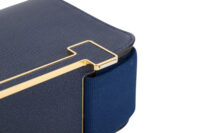 0434. Hermes Geta Navy, Gold Hardware8