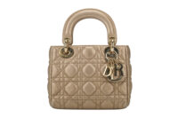 0441. Lady Dior Mini Metallic Gold Cannage, Gold Hardware1