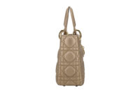 0441. Lady Dior Mini Metallic Gold Cannage, Gold Hardware3