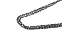 0446. Chanel Jumbo Classic Double Flap, Blue Lambskin, Silver Hardware17