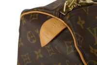 0447. Louis Vuitton Keepall 55 Travel Bag, Monogram, Gold Hardware9