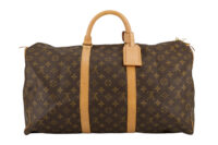 0448. Louis Vuitton Keepall 50, Monogram, Gold Hardware1