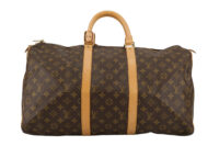 0448. Louis Vuitton Keepall 50, Monogram, Gold Hardware4