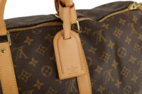 0448. Louis Vuitton Keepall 50, Monogram, Gold Hardware7