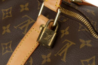 0448. Louis Vuitton Keepall 50, Monogram, Gold Hardware9