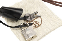 0456. Hermes Herbag 31 Blue Jean Canvas, Palladium Hardware20