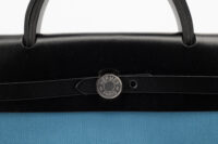 0456. Hermes Herbag 31 Blue Jean Canvas, Palladium Hardware21